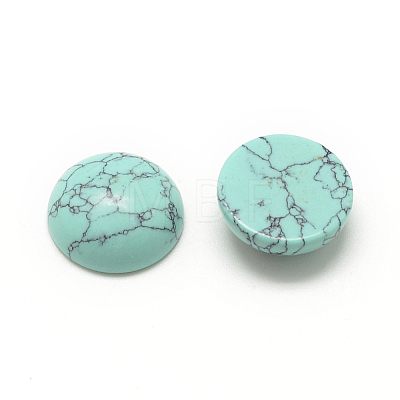 Synthetic Turquoise Cabochons G-R416-12mm-44-1