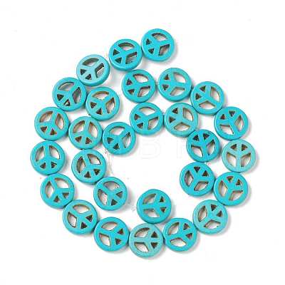Synthetic Howlite Beads Strands G-A211-11-1