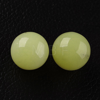 Natural Lemon Jade Round Ball Beads G-I174-16mm-02-1