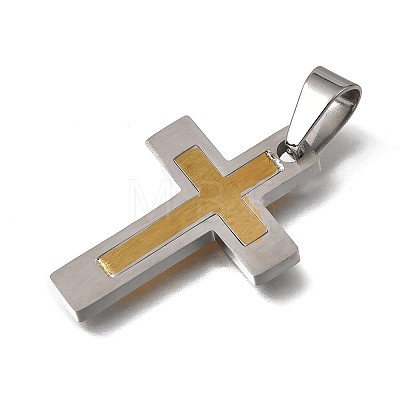 Easter 304 Stainless Steel Pendants STAS-E532-03GP-A-1