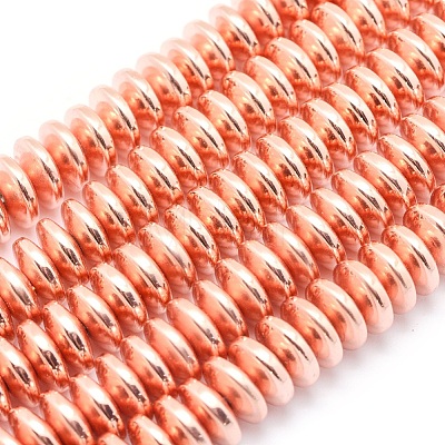 Electroplate Non-magnetic Synthetic Hematite Beads Strands G-L485-05B-RG-1