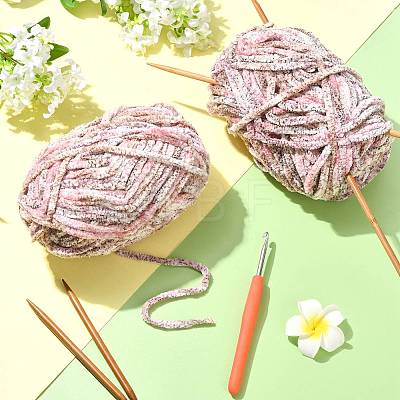 Soft Crocheting Polyester Yarn YCOR-FZC0001-01I-1