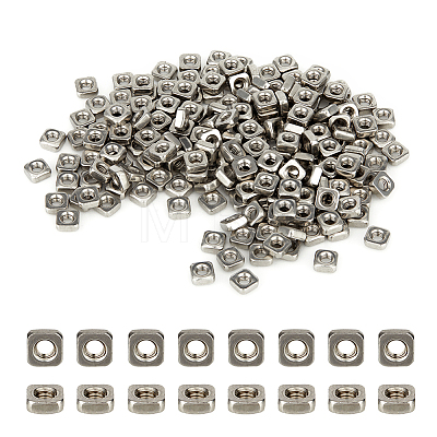 220Pcs 304 Stainless Steel Nuts FIND-FH0005-62-1