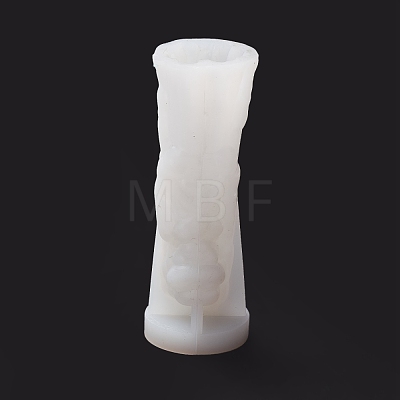 DIY Halloween Theme Ghost Bridegroom-shaped Candle Making Silicone Molds DIY-D057-06B-1
