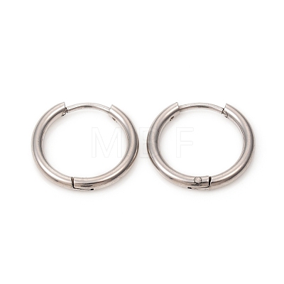201 Stainless Steel Huggie Hoop Earrings EJEW-L250-01I-P-1