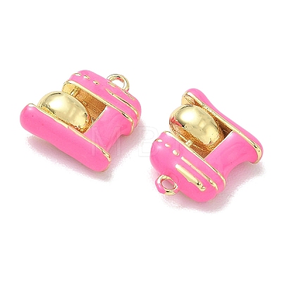 Brass Enamel Pendants KK-A300-05G-1
