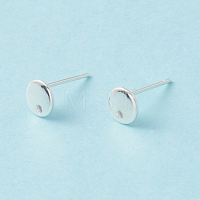 201 Stainless Steel Stud Earring Findings LS-X-STAS-P308-09A-S-1