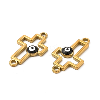 201 Stainless Steel Enamel Connector Charms STAS-P320-12G-01-1