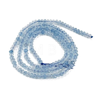 Natural Aquamarine Beads Strands LS-G-L587-B02-01-1