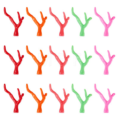 20Pcs 5 Colors Acrylic Pendants OACR-TA0004-21-1