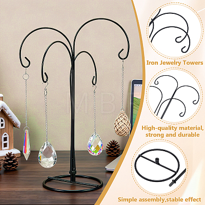 12Pcs Iron Jewelry Towers ODIS-WA0001-18-1