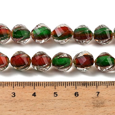 Two Tone Resin Beads Strands GLAA-T035-02G-1