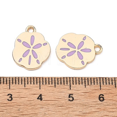Alloy Enamel Pendants ENAM-G235-08G-05-1