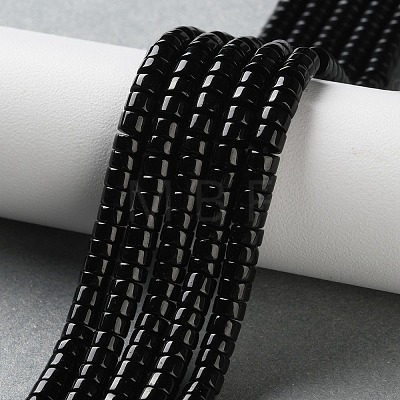 Natural Obsidian Beads Strands X-G-H230-61-1