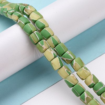 Handmade Polyester Clay Beads Strand CLAY-P001-03A-1