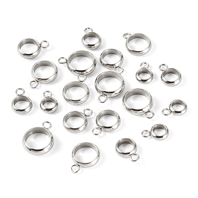 20Pcs 5 Styles 201 Stainless Steel Tube Bails STAS-TADJ0001-04P-1