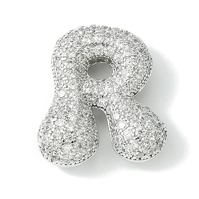 Rack Plating Brass Cubic Zirconia Pendants KK-S378-02P-R-1