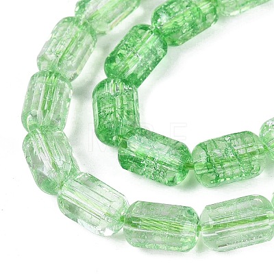 Crackle Transparent Glass Beads Strands LS-GLAA-N068-05A-06-1