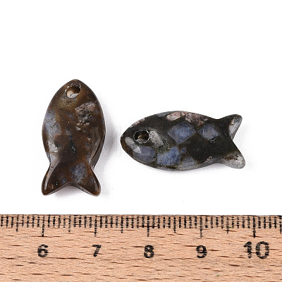 Natural Glaucophane Pendants G-N342-106B-1