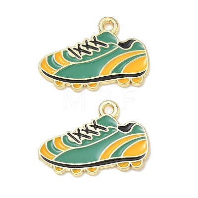 Alloy Enamel Pendants AL-CBAD1A5-01H-G-1