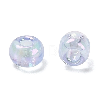 Transparent Colours Rainbow Glass Seed Beads SEED-H004-01A-1