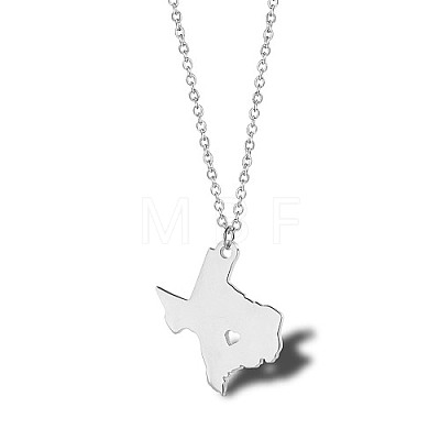 Stainless Steel Pendant Necklaces VR7236-1