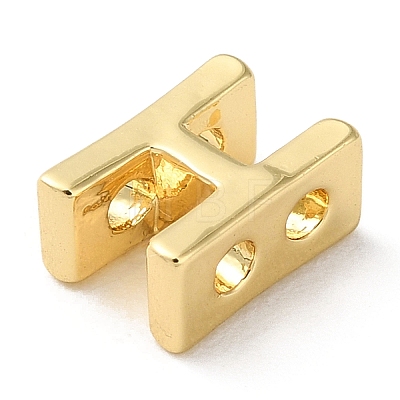 Rack Plating Brass Slide Charms KK-M254-15G-H-1