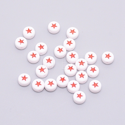 Opaque Acrylic Beads ACRC-TAC0001-01C-1