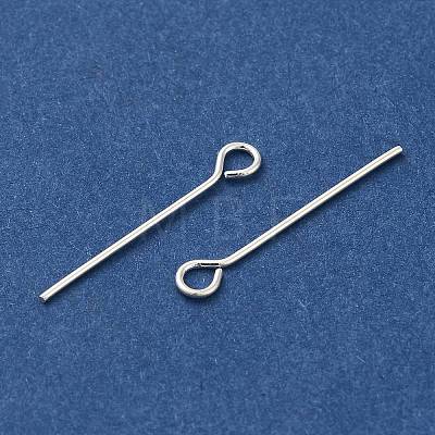 Brass Eye Pins KK-H502-02C-S-1