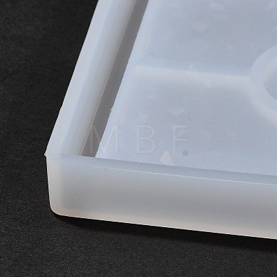 Silicone Laser Effect Cup Mat Molds DIY-C061-03B-1