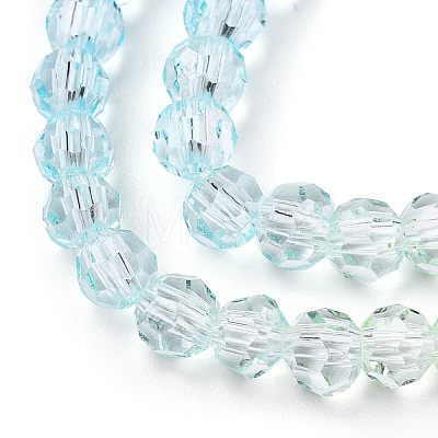 Transparent Glass Beads Strands GLAA-E036-07X-1