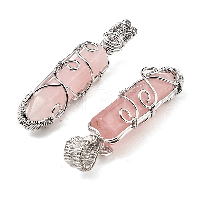Natural Gemstone Pendants G-K338-28P-1