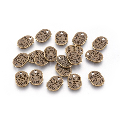 Tibetan Style Alloy Pendants TIBEP-A5194-AB-NR-1