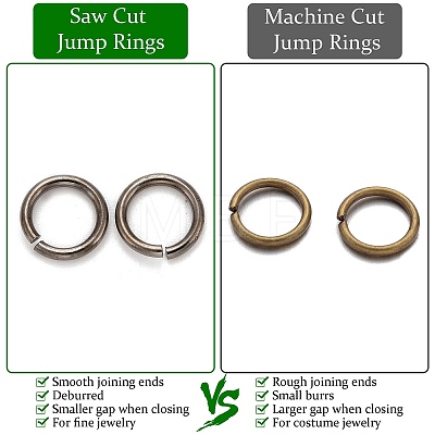 Brass Saw Cut Open Jump Rings KK-G514-01K-B-1
