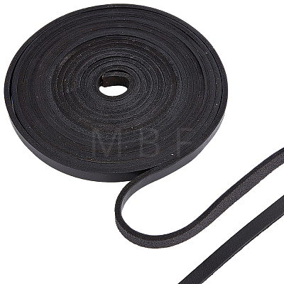Flat Cowhide Leather Cord WL-GF0001-10D-02-1