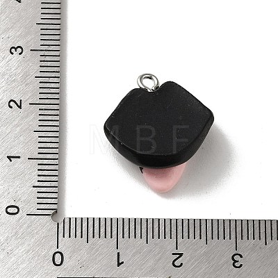 Opaque Resin Pendants FIND-Z043-03A-1