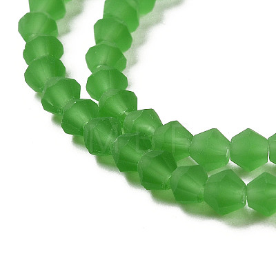 Imitate Austrian Crystal Frosted Glass Beads Strands EGLA-A039-T6mm-MD03-1