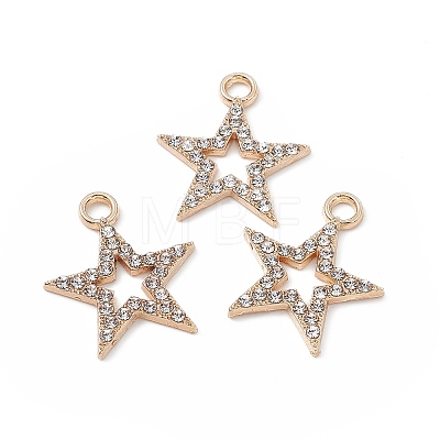 Alloy Crystal Rhinestone Pendants FIND-C019-43KCG-1