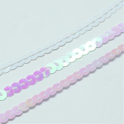 AB-Color Plastic Paillette Beads PVC-Q083-4mm-319-1