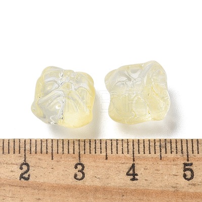 Baking Paint Transparent Glass Beads X1-GLAA-C035-01K-1