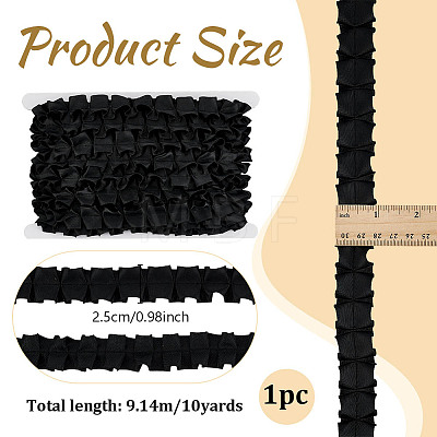 10Yards Polyester Wrinkle Ribbon OCOR-OC0001-99B-1