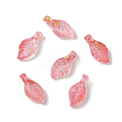 Transparent Acrylic and Gold Foil Pendants AC-CBAF9C1-04A-1