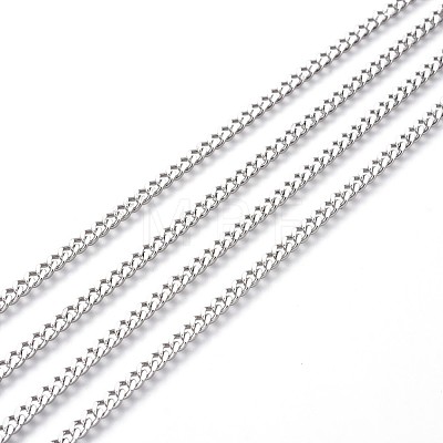 304 Stainless Steel Curb Chains X-CHS-I005-11B-1