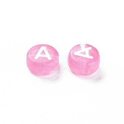 Transparent Acrylic Beads TACR-N002-04I-1