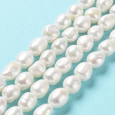 Natural Cultured Freshwater Pearl Beads Strands PEAR-Z002-14-1