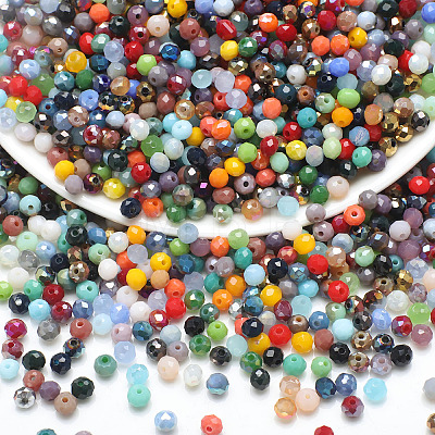 Electroplate Glass Beads LS-GLAA-D020-01I-1