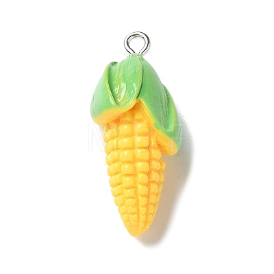 Resin Iron Pendants RESI-D280-18-1