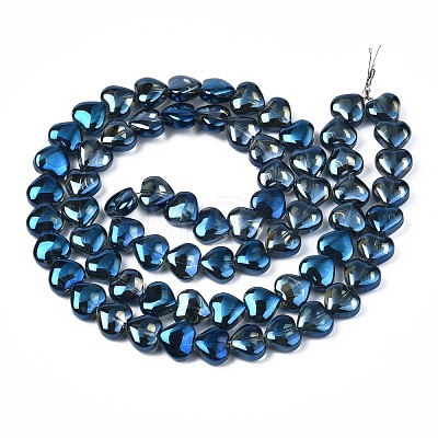 Electroplate Glass Beads Strands EGLA-S188-14-1