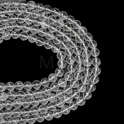 Natural Quartz Crystal Beads Strands G-C280-B14-12mm-1
