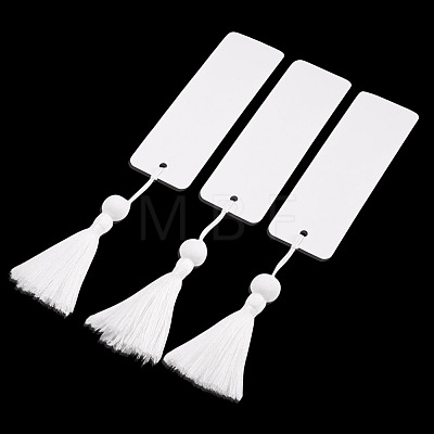 6Pcs Blank Kraft Paper Bookmark AJEW-TADJ0001-31G-1